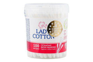 Палички ватні гігієнічні Lady Cotton 100шт