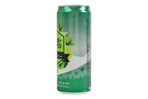 Напиток безалкогольный сильногазированный со вкусом лайма и мяты Rio-de-mojito ТОВ Пивоварня Зіберта ж/б 0.33л