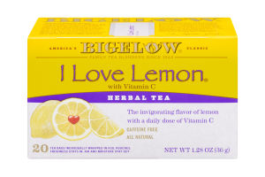 Bigelow Herbal Tea I Love Lemon - 20 CT
