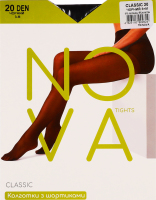 Колготки жіночі Nova Classic 20 чорний р.3