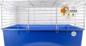 Клітка д/кроликів синя хром 70*45*40см Природа