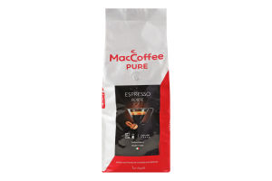 Кава натуральна смажена в зернах Espresso Forte Pure MacCoffee м/у 1кг