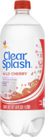Ahold Clear Splash Flavored Sparkling Water Beverage Wild Cherry