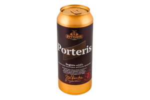 Пиво 500мл 6.9% темне фільтроване Porteris Svyturys з/б