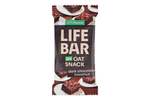 Батончик Lifebar вівсяний з шокол-фундуком органіч
