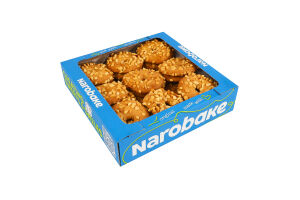Печиво Завитушки з арахісом Narobake к/у 350г