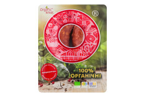 Ковбаски твердокопчені органічні Organic Meat в/ґ лоток 300г