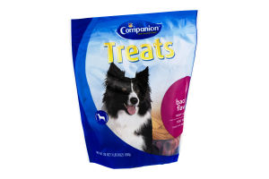 Companion Wavy Strips Dog Treats Bacon Flavor