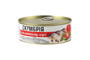 Скумбрия в томатном соусе Banga ж/б 240г