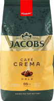 Кава натуральна смажена в зернах Gold Cafe Crema Jacobs м/у 1кг