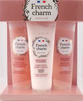 Набір Rose peach&Flowers Гель д/душу 125мл+Крем д/тіла 125мл+Скраб-пілінг д/тіла 125мл Liora