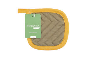 Прихватка Клітинка зелена напівпанама 15*15см Homeline