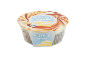 Торт бісквітний Milk&Milk Крем ТОВ Бріошь п/у 600г