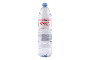 Вода мінеральна негазована Evian п/пл 1.5л