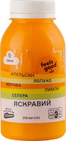 Смузі Feels good з апел соком яблук морк лимон сел