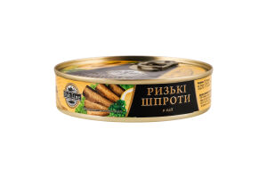 Шпроти в олії Ризькі Fish Line з/б 160г