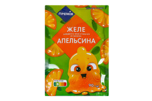 Желе быстрого приготовления со вкусом апельсина Премія м/у 90г