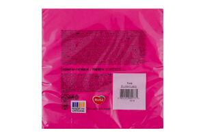 Серветки паперові 3-х шарові рожеві 325х325мм Golden line Ruta 20шт