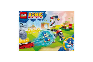 Конструктор для дітей від 7років №77001 Sonic's campfire clash Sonic Lego 177ел