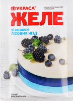 Желе з смаком лісових ягід 90г Украса