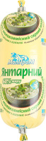 Продукт сырный 60% молокосодержащий плавленый со вкусом и ароматом сметаны с зеленью Янтарный МолПром м/у 200г