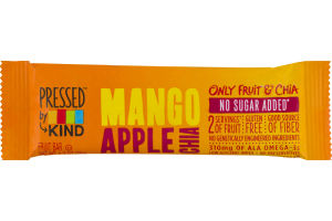 Pressed by KIND Mango Apple Chia Fruit Bar