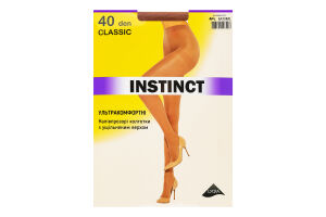 Колготки жіночі Instinct Classic 40den 4 natural