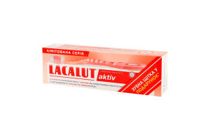 Паста зубная Здоровые десна&Здоровые зубы Aktiv Lacalut 75мл
