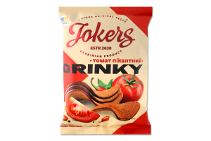 Грінки житньо-пшеничні Томат пікантний Jokers м/у 80г