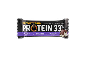 Батончик с высоким содержанием белка со вкусом шоколада Protein 33% Go On Nutrition м/у 50г
