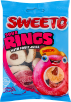 Цукерки желейні Кислі кільця Sweeto м/у 80г
