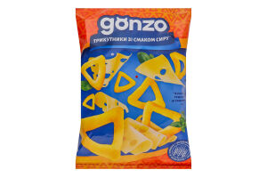 Треугольники кукурузные со вкусом сыра Gonzo м/у 40г