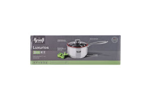 Ковш со стеклянной крышкой d12см 0.7л №26-238-067 Krauff 1шт