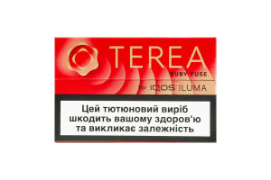 Изделие табакосодержащее для электрического нагревания с фильтром Terea Ruby Fuse 20шт