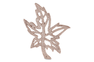 Підвіска Лист кленовий блиск 12х10см 2309-3