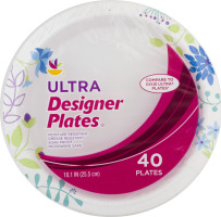 Ahold Ultra Designer Plates - 40 CT