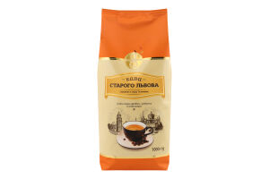 Кофе натуральный жареный в зернах На завтрак Кава Старого Львова м/у 1кг