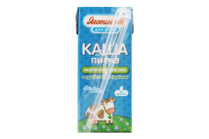 Каша молочно-рисова 2% для дітей від 6міс рідка стерилізована Яготинське для дітей т/п 200г
