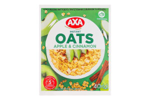 Каша овсяная моментального приготовления Apple&Cinnamon Axa м/у 40г