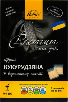 Крупа кукурузная шлифованная в варочном пакете №3 Premium Holm's к/у 5х80г