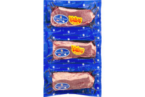 Ahold Butcher Shop Beef Strip Steak - 3 CT