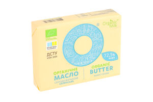 Масло сладкосливочное 72.5% органическое Крестьянское Organic Milk м/у 180г