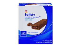 Ahold Satisfy Protein & Fiber Bar - 12 CT