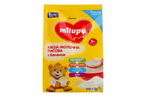 Каша молочная для детей от 5мес сухая рисовая с бананом Milupa м/у 210г