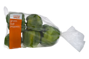 Guaranteed Value Green Bell Peppers