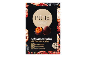 ЦукеркиPureChocolate Трюф мол шок крем нач печив