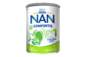 Смесь молочная сухая для детей с рождения 1 Comfortis NAN ж/б 800г