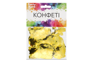 Конфетти квадратики Party Хата 20г в ассорт