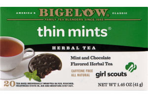 Bigelow Herbal Tea Thin Mints - 20 CT