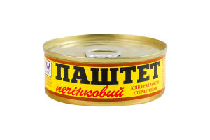 Паштет печінковий стерилізований Онисс з/б 100г